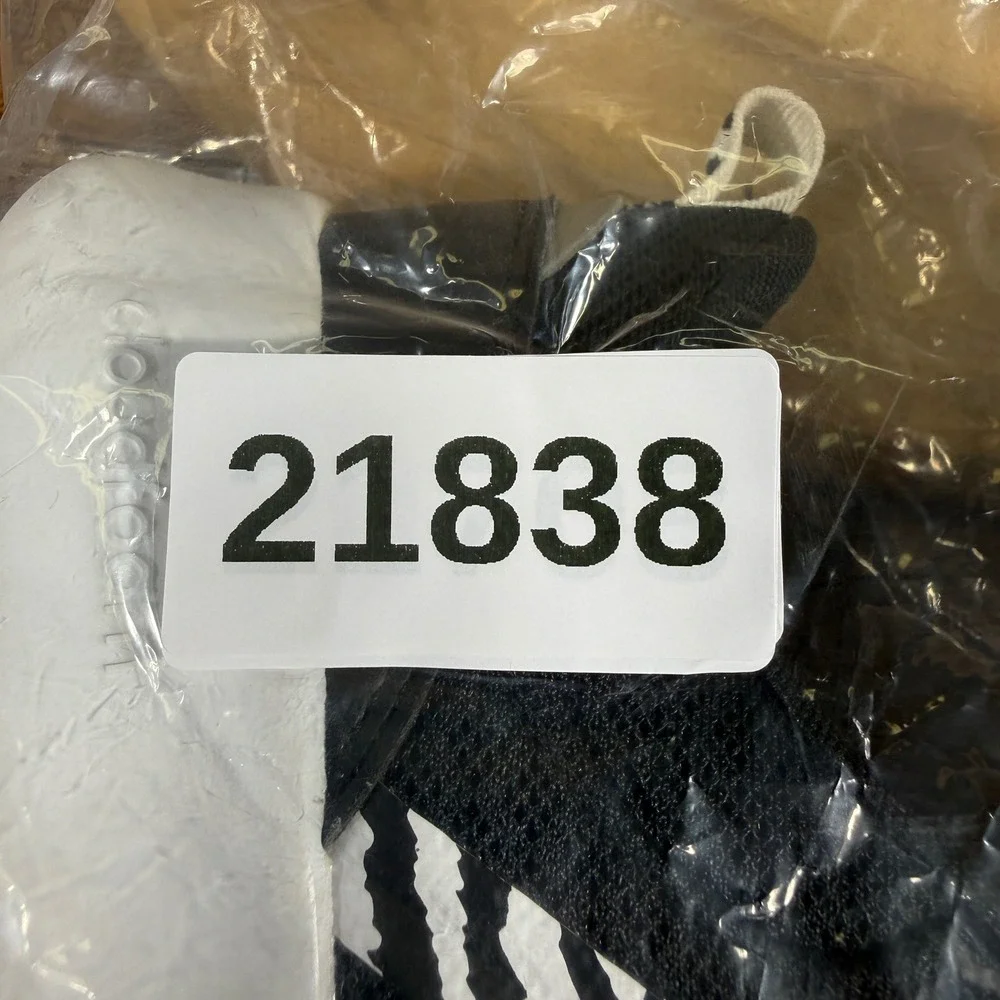 Adidas Sneakers Womens 7.5 Black Zebra Cloudfoam Pure 2.0 H00602 Running Shoes